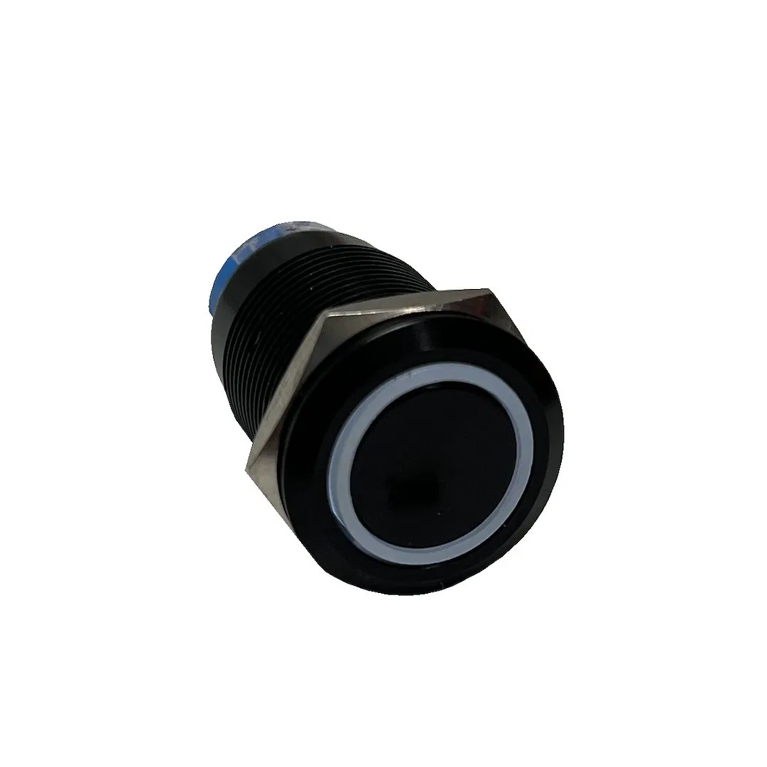 RSMB19MMW – RACESPORT LT Multi Function Switch, Universal Momentary Push Button Style 19 Millimeter Diameter White LE...
